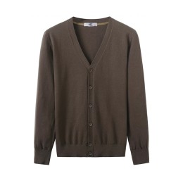 Order long-sleeved cold shirt jacket custom-made V-neck solid color employee cold shirt cold shirt jacket supplier SKSW032 Order long-sleeved cold shirt jacket custom-made V-neck solid color employee cold shirt cold shirt jacket supplier SKSW032